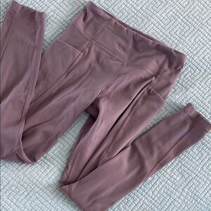 Athlete Girl Mauve High-Waisted Leggings